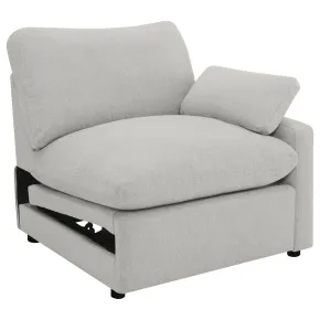 Coaster Fine Furniture 609560RRP Collins - Modular Power Reclining Sectional RAF Power Recliner - Gray