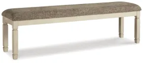 Ashley Furniture D647-08 Bolanburg - Extra Large UPH DRM Bench - Brown / Beige