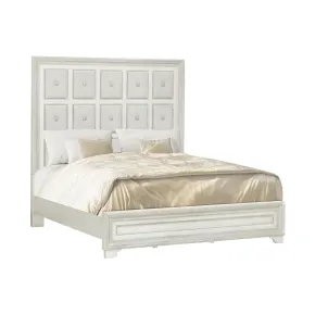 Pulaski Furniture P269-BR-K3 Camila - King Upholstered Bed - Creamy White