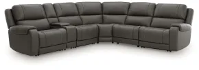Ashley Furniture PCU12600S5 Ashley Furniture PCU12600S5 5Z - Pittson - 6-Piece Power Reclining Sectional With Storage Console - Anchor