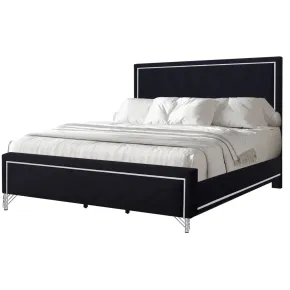 New Classic 00-B1891-200 New Classic 00-B1891-200 Ava - 6/0 Western King Bed - Black