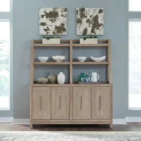 Liberty Furniture 789-DR-SBH Brentwood - Sideboard & Hutch - Sandstone