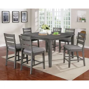 Furniture of America CM3716PT Viana - Counter Height Table - Gray