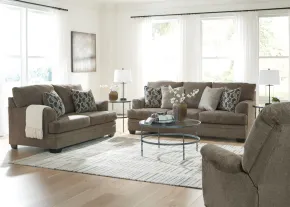 Ashley Furniture 59505/38/35/25 Ashley Furniture 59505/38/35/25 Stonemeade - 3 Pc. - Sofa, Loveseat, Rocker Recliner - Nutmeg
