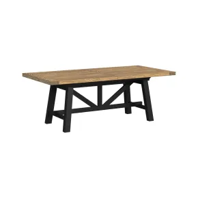 Intercon HD-TA-40104-RWR-C Hendricks - Trestle Table - Rustic Wheat / Raven