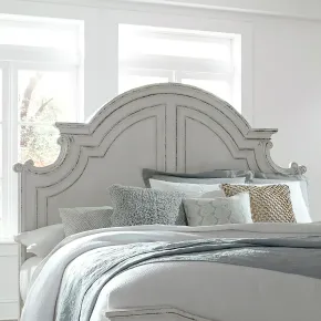 Liberty Furniture 244-BR15 Magnolia Manor - King Panel Headboard - Antique White