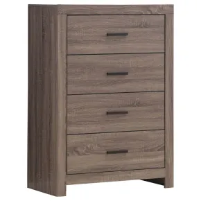 CoasterEveryday 207045 Brantford - 4-Drawer Bedroom Chest - Barrel Oak