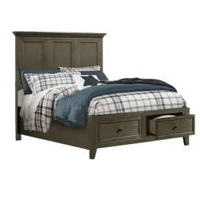 Intercon SM-BR-4325FS-GRY-C Intercon SM-BR-4325FS-GRY-C San Mateo Youth - Full Storage Bed - Gray