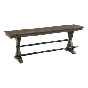 Intercon SU-CH-6815BG-BCL-RTA Sullivan - Counter Bench - Burnished Clay