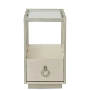 Riverside Furniture 50212 Maisie - Chairside Table - Champagne