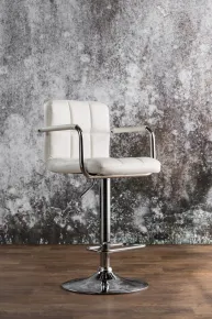 Furniture of America CM-BR6917WH Corfu - Bar Stool - White