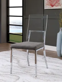 Furniture of America CM3654SC-2PK Casper - Side Chair (Set of 2) - Pearl Silver