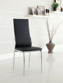 Furniture of America CM8310BK-SC-2PK Kalawao - Side Chair (Set of 2) - Black