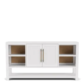 Riverside Furniture 30736 Rosalie - Door Console - White