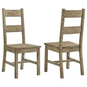 Coaster Fine Furniture 192922 Cardova - Solid Wood Dining Side Chair (Set of 2) - Vineyard Oak