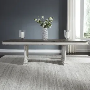 Liberty Furniture 520-DR-TRS Abbey Park - Trestle Table - Antique White