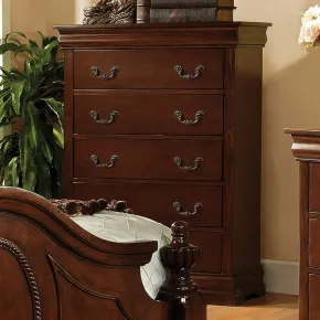 Furniture of America CM7952C Velda - Chest - Brown Cherry