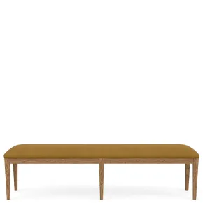 Riverside Furniture 51859 Halbrooke - Upholstered Dining Bench - Light Brown