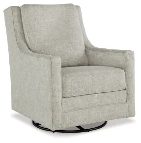Ashley Furniture A3000265 Kambria - Swivel Glider Accent Chair - Fog