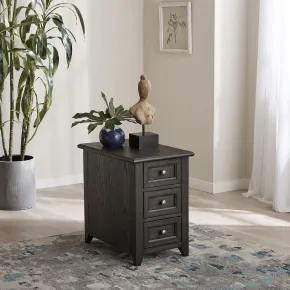 Liberty Furniture 792-OT1021 Mill Creek - Chair Side Table - Peppercorn