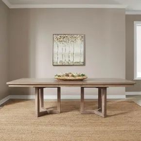 Liberty Furniture 780-DR-DPS Proximity Place - Double Pedestal Table - Barley Buff