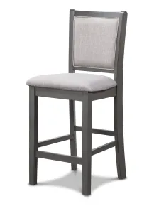 New Classic D3651-22-GRY New Classic D3651-22-GRY Amy - Counter Chair (Set of 2) - Gray