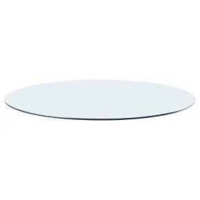 CoasterEveryday CP60RD-12 60" 12mm Round Clear Tempered Glass Top - Clear