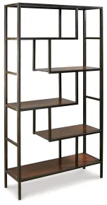 Ashley Furniture A4000021 Ashley Furniture A4000021 Frankwell - Bookcase - Brown / Black