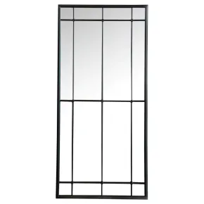 CoasterEveryday 962913 Annetta - Window Pane Floor Or Wall Mirror - Black