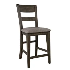 Liberty Furniture 152-B250124 Liberty Furniture 152-B250124 Double Bridge - Splat Back Counter Chair - Dark Chestnut