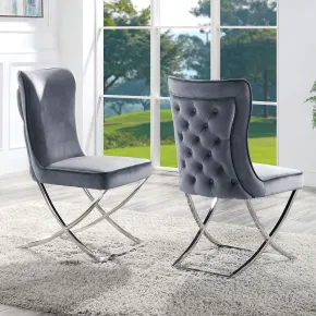 Furniture of America CM3285SC-N-2PK Wadenswil - Side Chair (Set of 2)