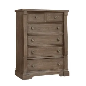 Samuel Lawrence Furniture S958-040 Lawson's Creek - 5-Drawer Chest - Dark Brown