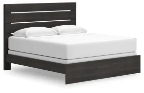 Ashley Furniture PCB2108B8 Ashley Furniture PCB2108B8 Hollivern - King Panel Bed - Dark Gray
