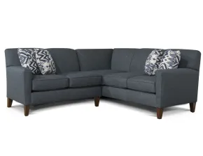 England 6200-28/6200-63 SoHo Living - Collegedale 2 Piece Sectional (RAF Corner Sofa, LAF Loveseat)