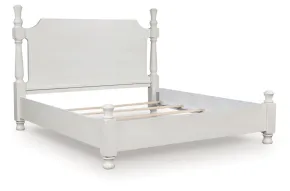 Ashley Furniture PCB823B5 Ashley Furniture PCB823B5 Rowlenstown - California King Poster Bed - Antique White
