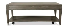 Riverside Furniture 37002 Dara Two - Rectangular Cocktail Table - Gray Wash