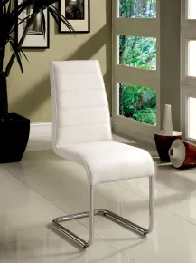 Furniture of America CM8371WH-SC-2PK Mauna - Side Chair (Set of 2) - White