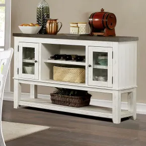 Furniture of America CM3417GY-SV Auletta - Server - Gray