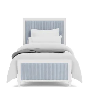 Riverside Furniture 30779-30793-30792 Riverside Furniture 30779-30793-30792 Rosalie - Twin Upholstered Bed - Blue / White