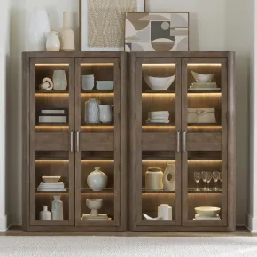 Liberty Furniture 306-DR-2BC Liberty Furniture 306-DR-2BC South Bend - Bunching Cabinet (Set of 2) - Burnished Clay