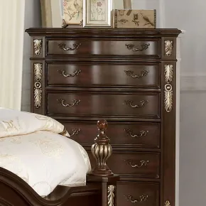 Furniture of America CM7926C Theodor - Chest - Brown Cherry