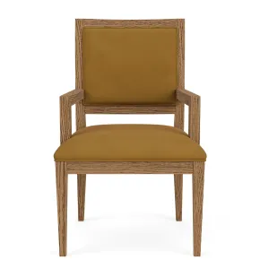 Riverside Furniture 51858 Halbrooke - Upholstered Back Arm Chair (Set of 2) - Light Brown