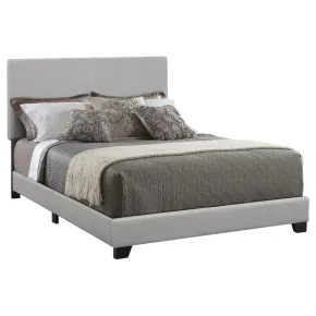CoasterEveryday 300763KW Dorian - Upholstered California King Panel Bed - Gray