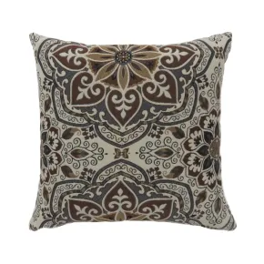Furniture of America PL6035S-2PK Tania - Pillow 18" (Set of 2) - Brown/Multi