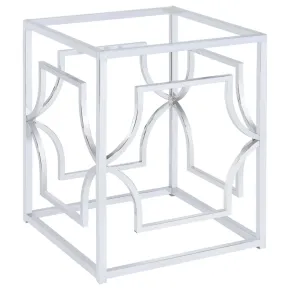 CoasterEveryday 192561 Starlight - Square Metal Dining Table Base - Chrome