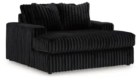 Ashley Furniture 9810315 Midnight-Madness - Oversized Chaise - Onyx