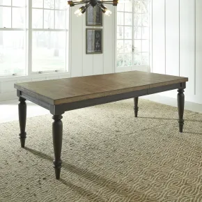 Liberty Furniture 879-T4082 Harvest Home - Rectangular Leg Table - Chalkboard
