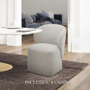 Liberty Furniture 730-ADCH-TR4PK Liberty Furniture 730-ADCH-TR4PK Accent Dining - Accent Dining Chairs (Set of 4) - Gray