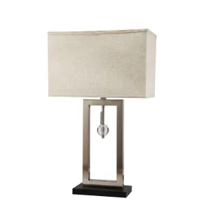 Furniture of America L731206SN Terri - Table Lamp - Silver