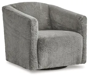 Ashley Furniture A3000330 Bramner - Swivel Accent Chair - Charcoal